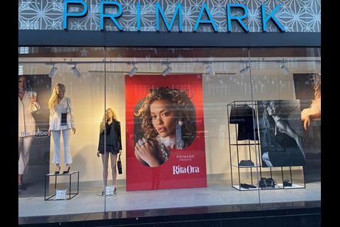 Primark Rita Ora window